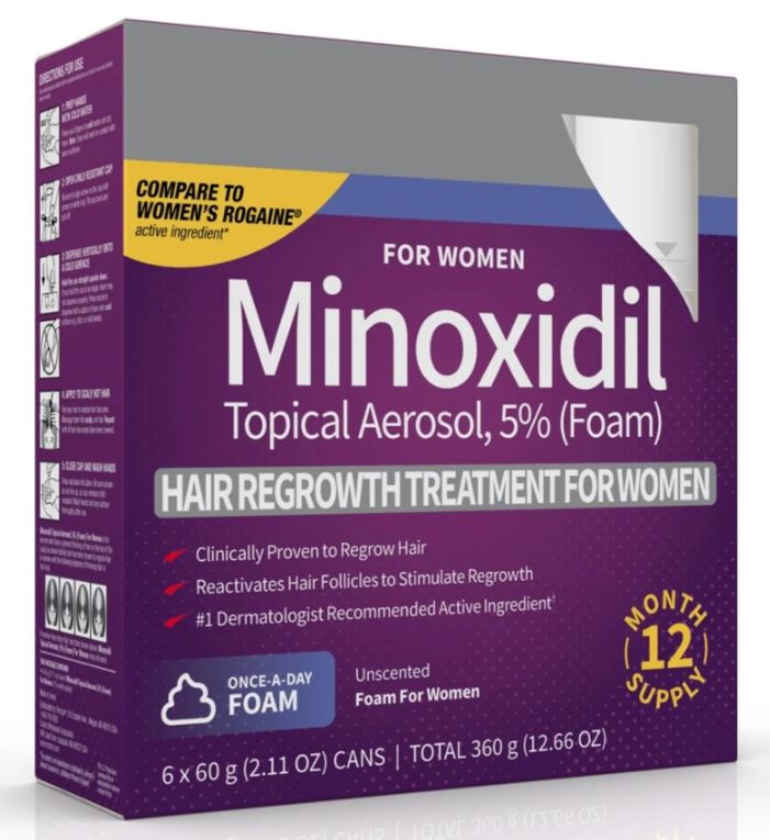 Kirkland Minoxidil Foam 5% - Women