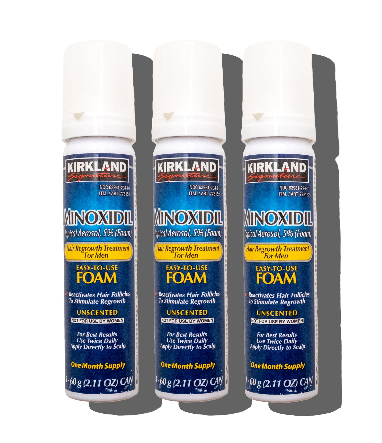 Kirkland Minoxidil Foam 5% - 6 Month Supply Buy Minoxidil World Cheapest